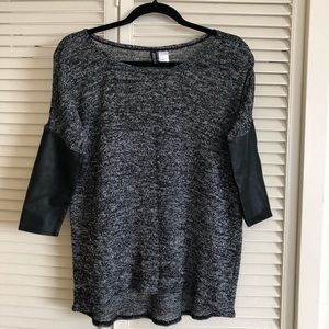 Black and Gray Sweater